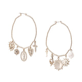 Charm Hoop Earrings | Marchesa