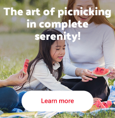 The art of picnicking in complete serenity!