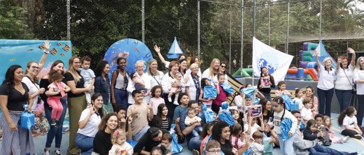 Diretoria Seccional Voluntárias Cisne Branco São Paulo comemora o dia das Crianças com muita brincadeira e diversão na sede do C