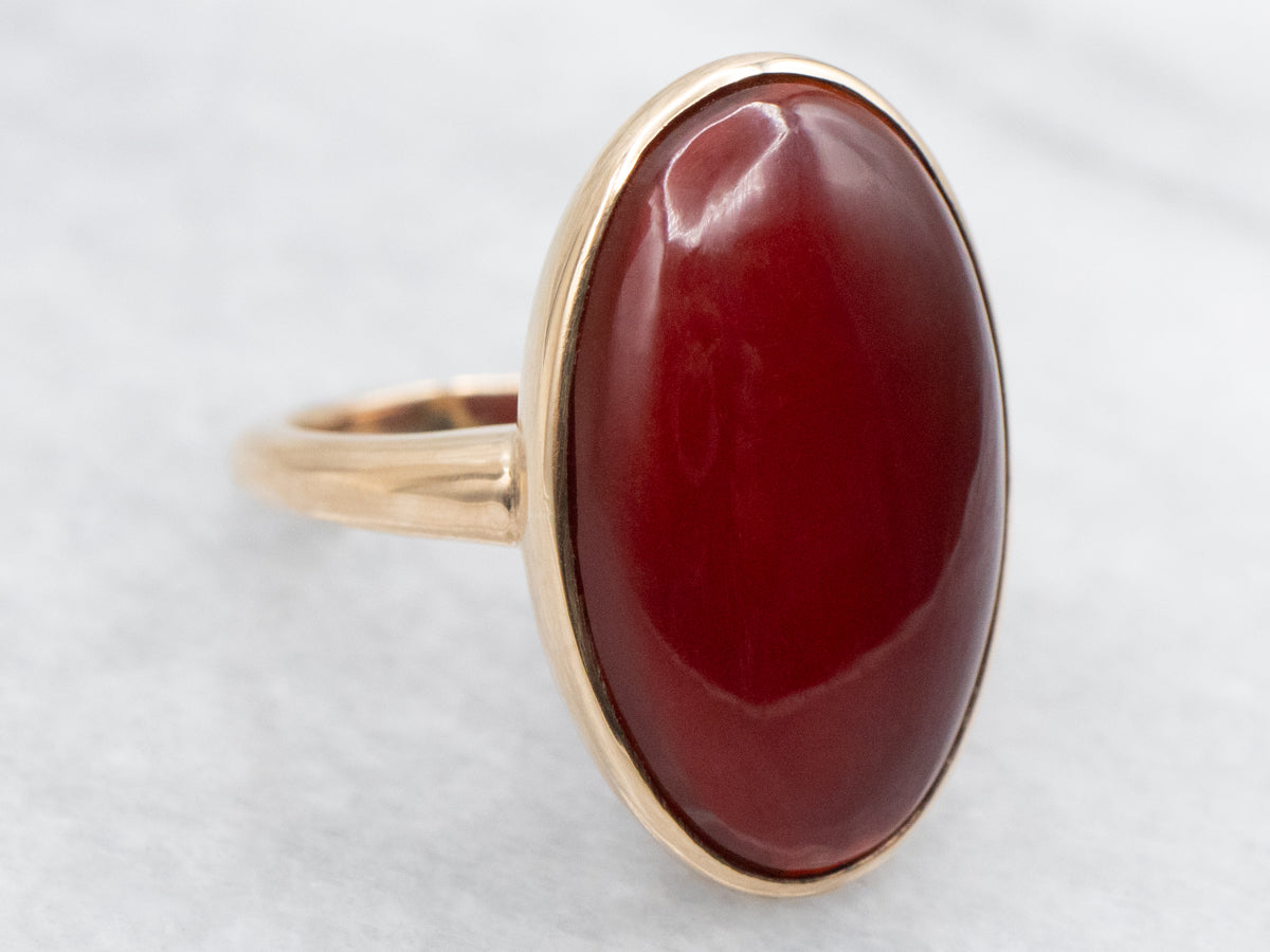 Vintage Sardonyx Cocktail Ring