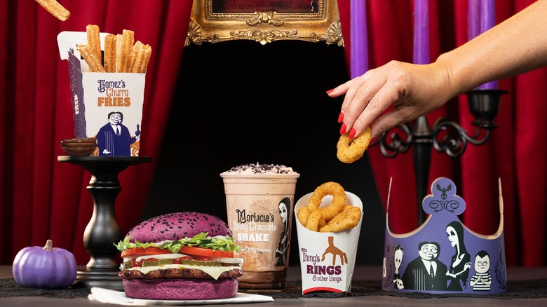 Burger King Addams Family menu