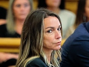 Karen Read during her murder trial in Dedham's Norfolk Superior Court on Monday, July 1, 2024.