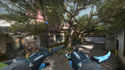 El cuchillo Karambit Acero Templado con una pattern Blue Gem es el más exclusivo y valioso de todo Counter-Strike.