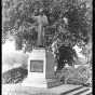 The statue of Father Louis Hennepin at Sixteenth Street and Hennepin Avenue in Minneapolis.