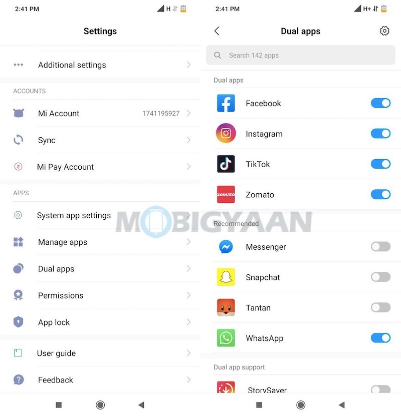 How to run two WhatsApp accounts on Xiaomi Redmi 7A Guide