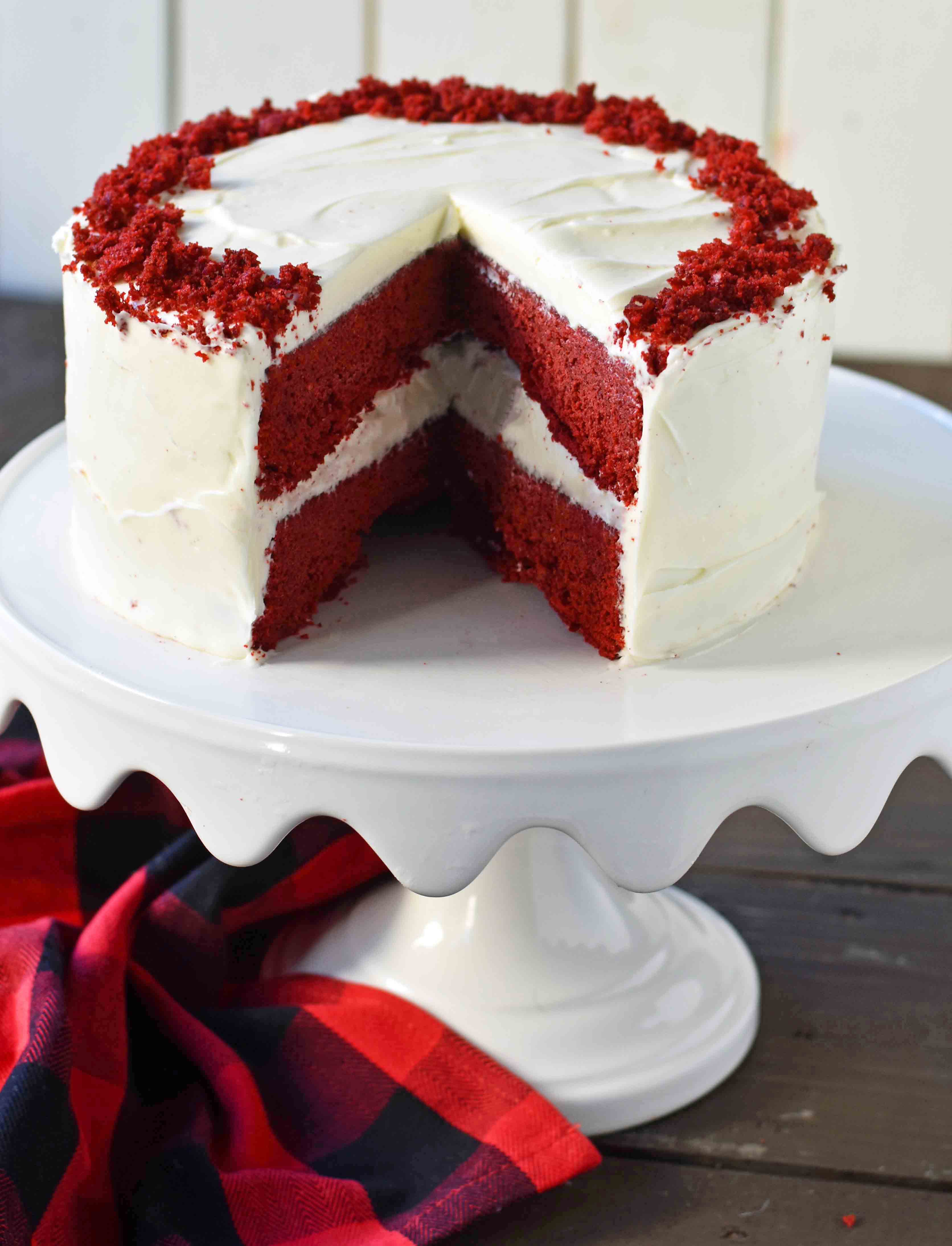 Red Velvet Cake Modern Honey When making the frosting, it's best to take the butter and soft cheese. red velvet cake