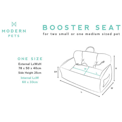 Premium Dog Booster Seat for Medium Pets