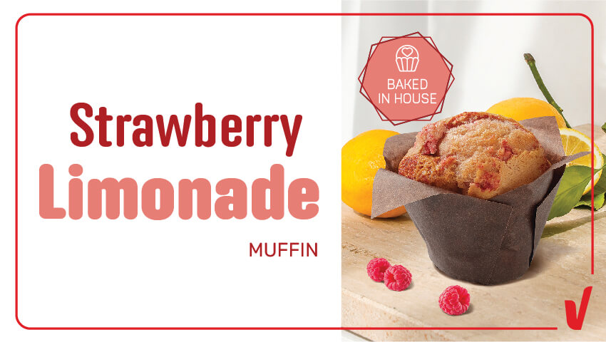 Strawberry Limonade Muffin