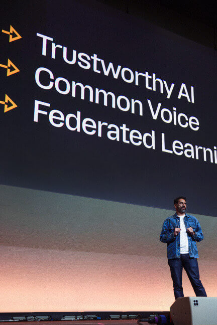 可信任 AI、Common Voice、Federated Learnings。