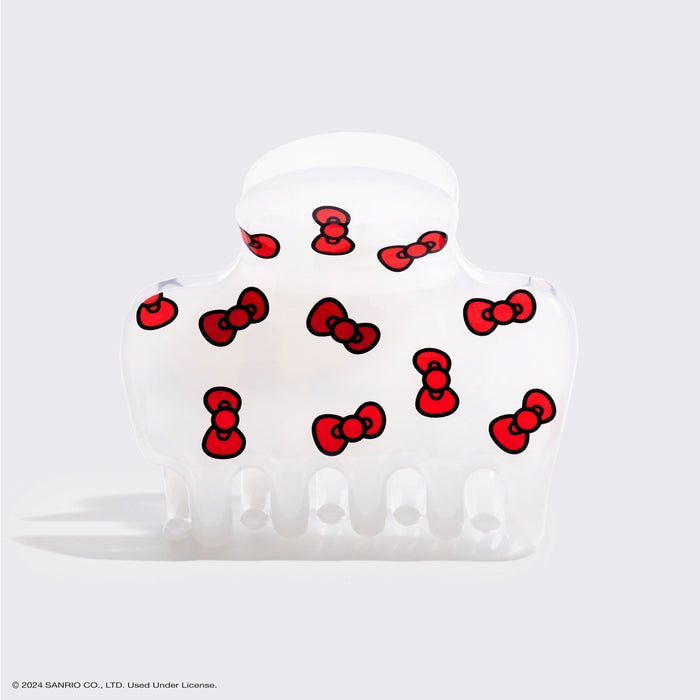 Hello Kitty x Kitsch Recycled Plastic Puffy Claw Clip 1pc - Hello Kitty Bows