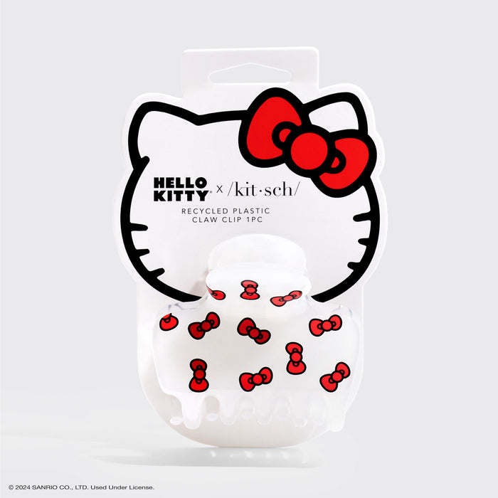 Hello Kitty x Kitsch Recycled Kunststoff Puffy Claw Clip 1pc - Hello Kitty Bows