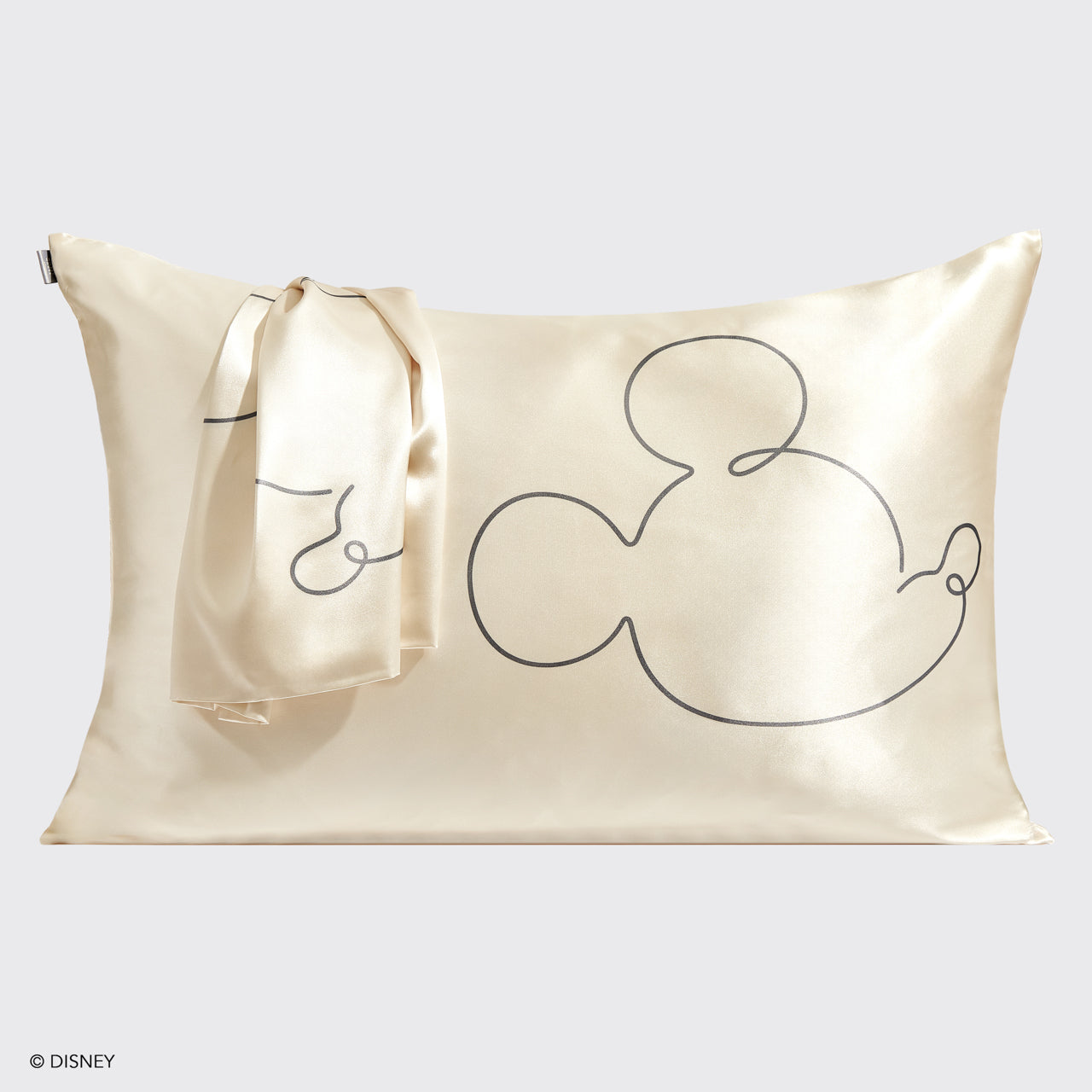 Kitsch & Mickey and Minnie Standard Pillowcase Bundle - Cream