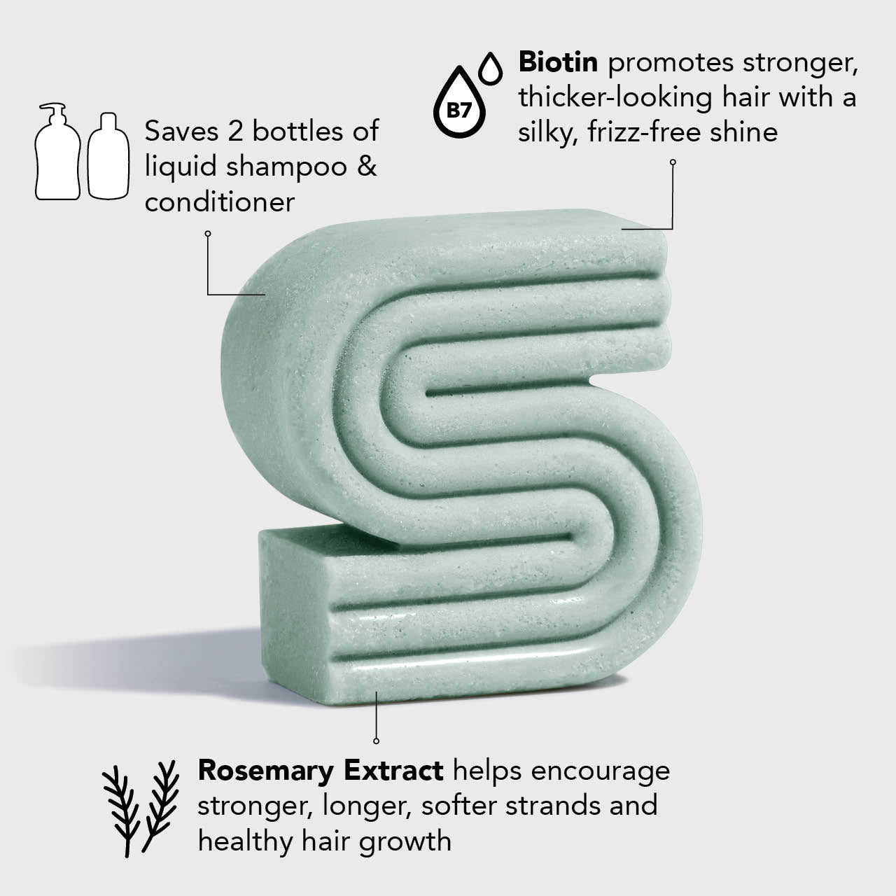 Rosemary & Biotin Shampoo + Conditioner Combo