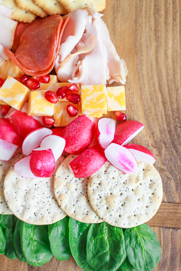 The Ultimate Holiday Appetizer!  A Christmas Tree Cheese and Cracker Tray would be great for any holiday party. 