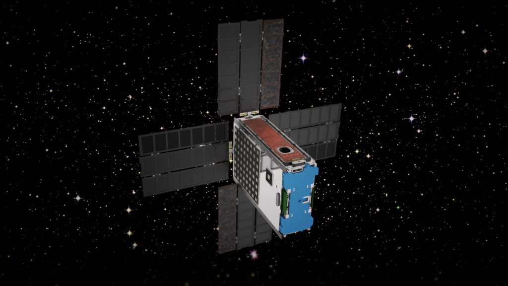 Biosentinel satellite in space