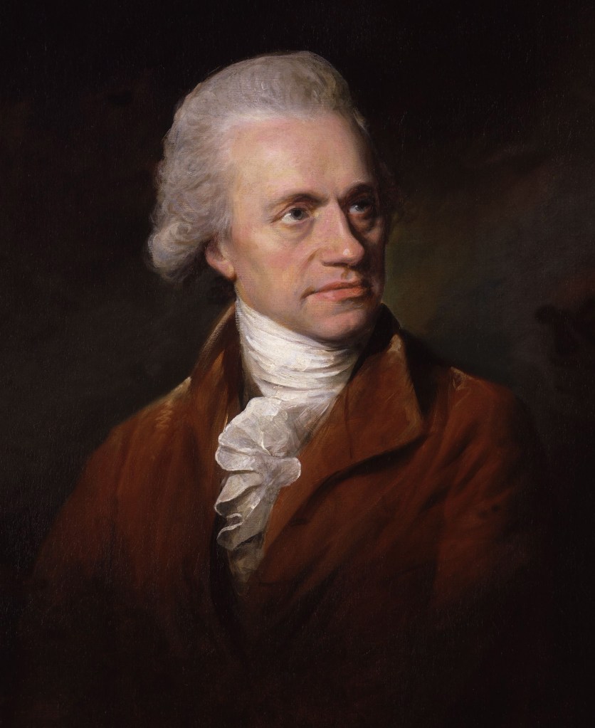 Portrait (1785) of William Herschel by Lemuel Francis Abbott