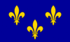 Flagge Île-de-France