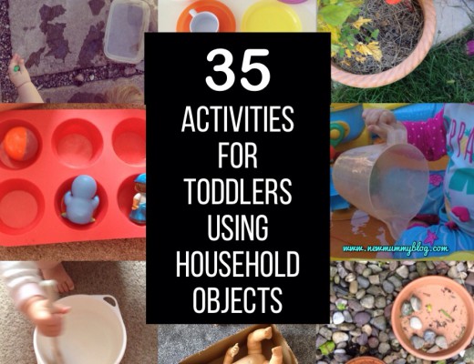 Activities for toddlers using household objects - New Mummy Blog