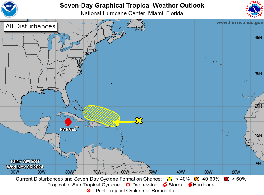 7 Day Tropical Weather Outlook