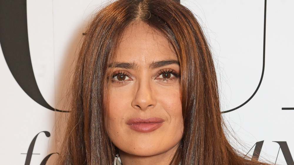 Salma Hayek neutral expression