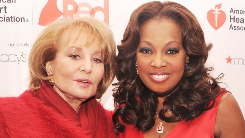 Star Jones and Barbara Walters