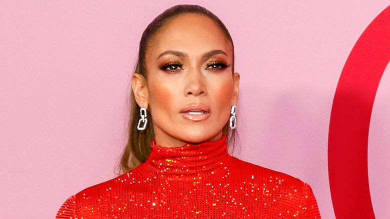 Jennifer Lopez in red