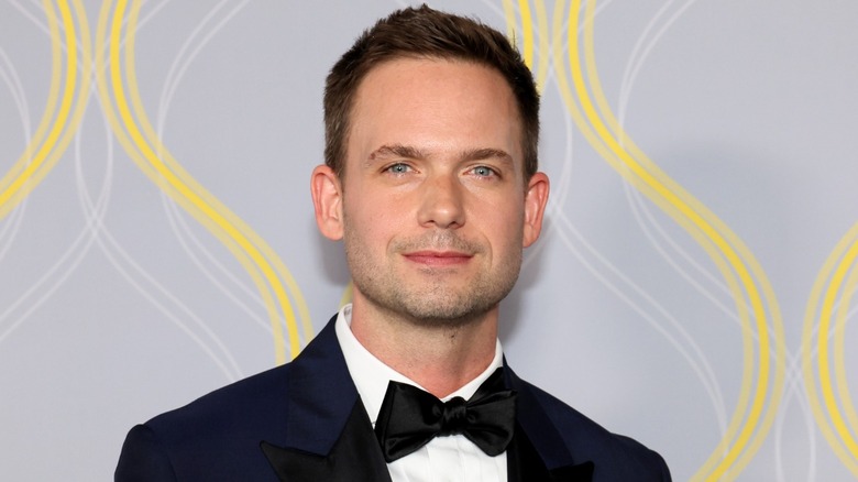 Patrick J Adams smiling