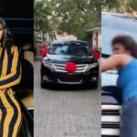 Regina Daniels gifts best friend a new car