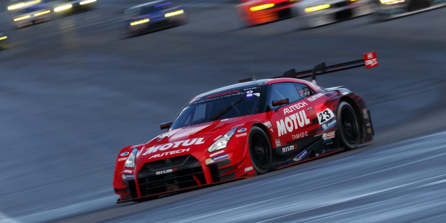 Nissan GT-R NISMO GT3 on racetrack