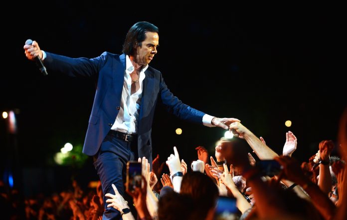 Nick Cave performing at All Points East Festival 2022