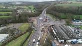 Traffic disruptions on North Devon Link Road