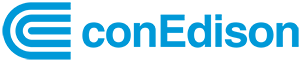 ConEdison logo in blue