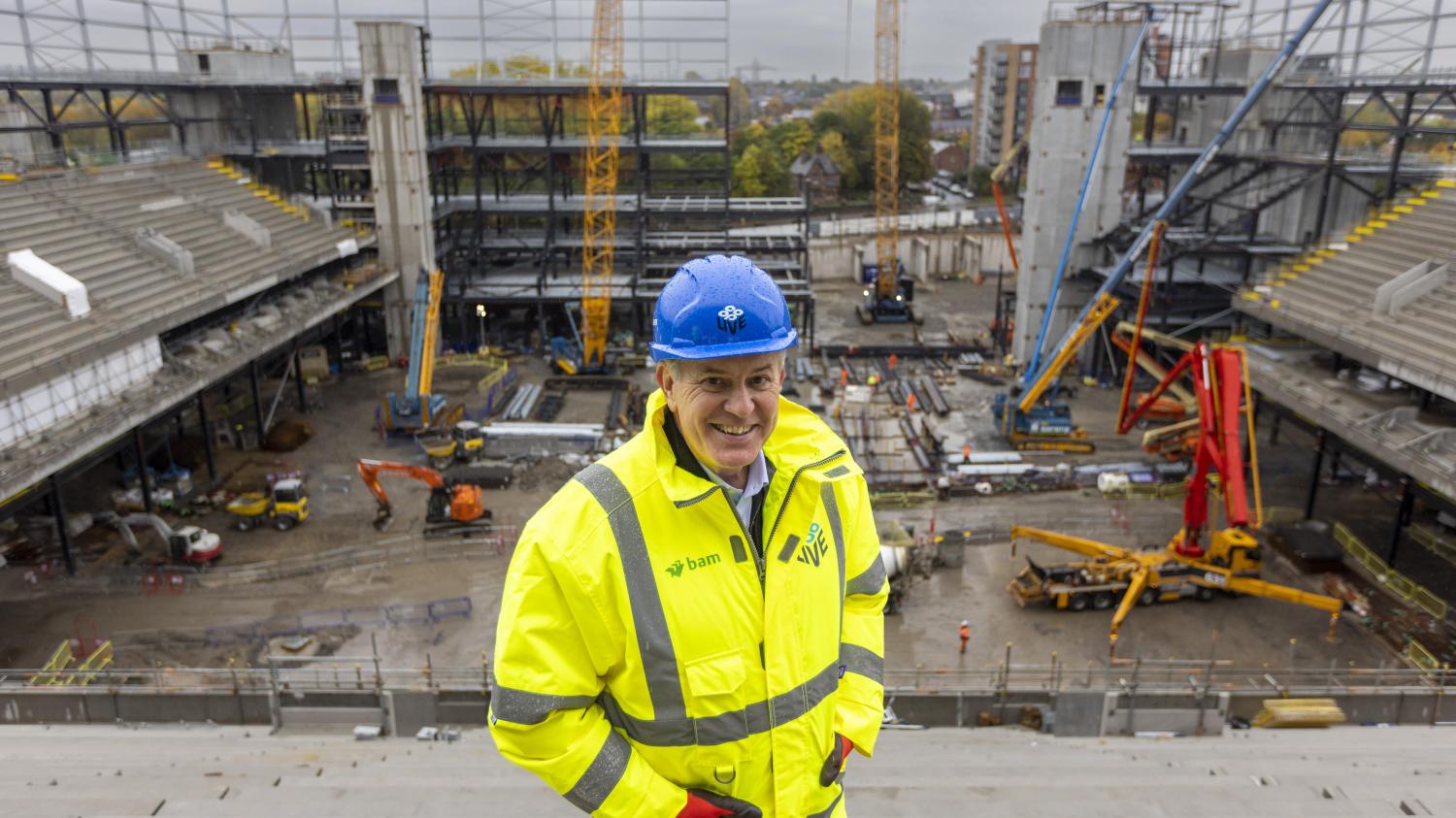 Tim Leiweke Construction site