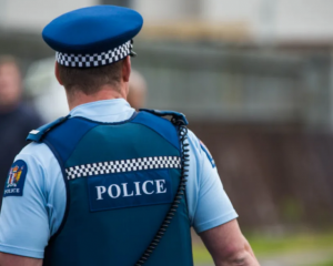 Armed police attended the mall where a young woman was reportedly injured. File photo: RNZ