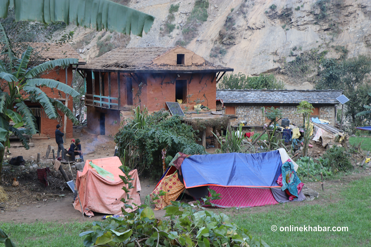 भूकम्पबाट संखुवासभामा एउटा घरमा क्षति