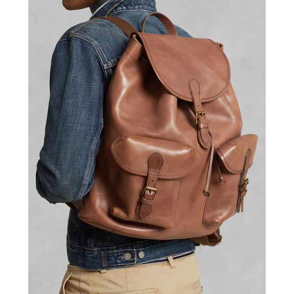 Ralph Lauren Heritage Leather Backpack