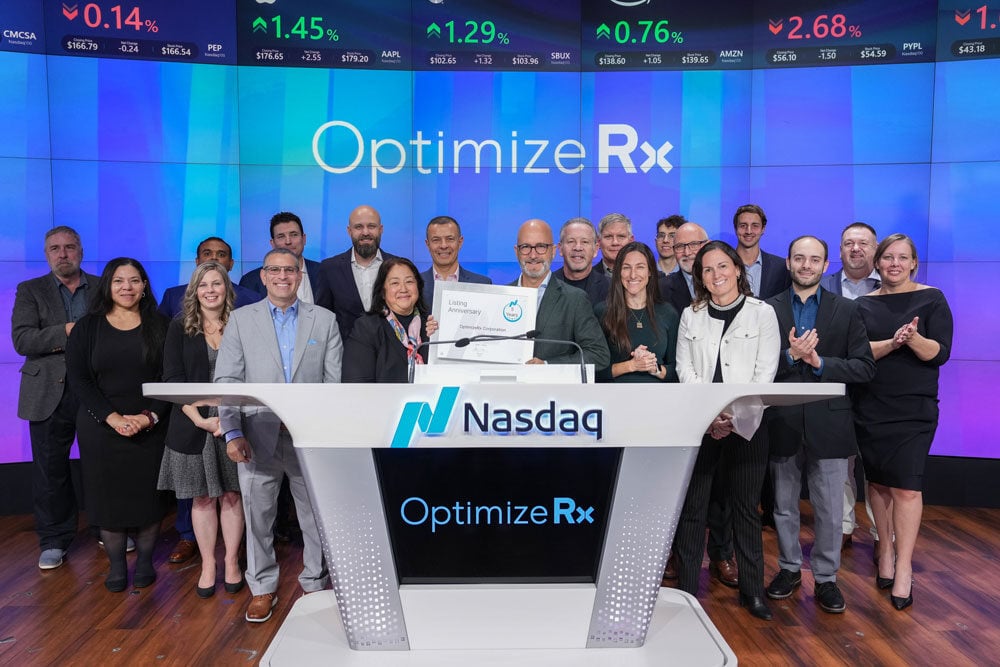 OptimizeRx team photo NASDAQ