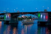 Morrison Bridge nighttime users may want to choose an alternate river crossing this week as lanes and ramps may close for a paving project. Oregonian file photo. 