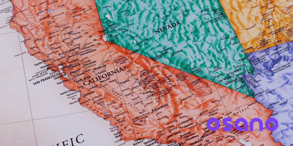 A map of California