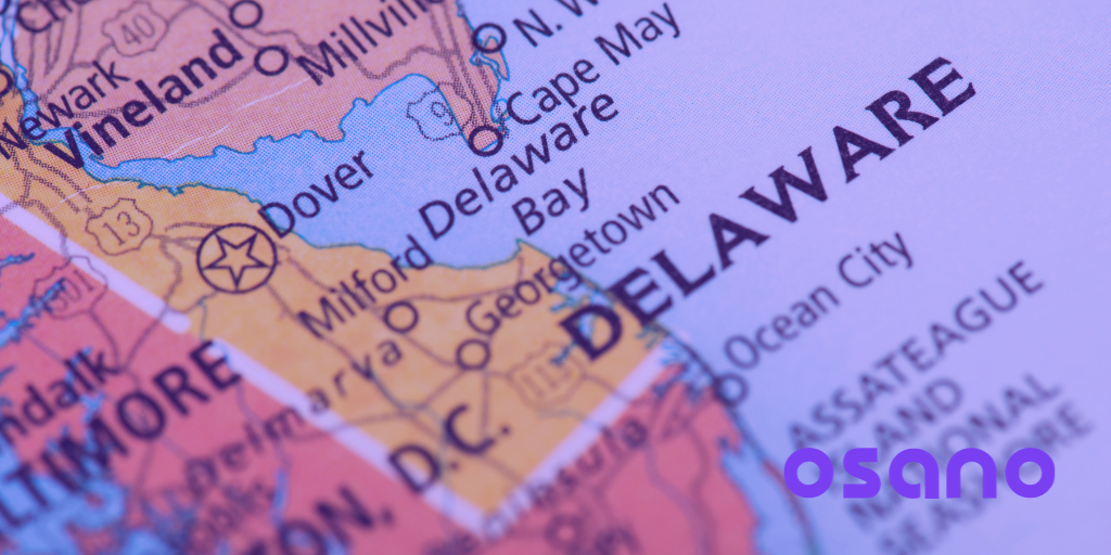 map of Deleware