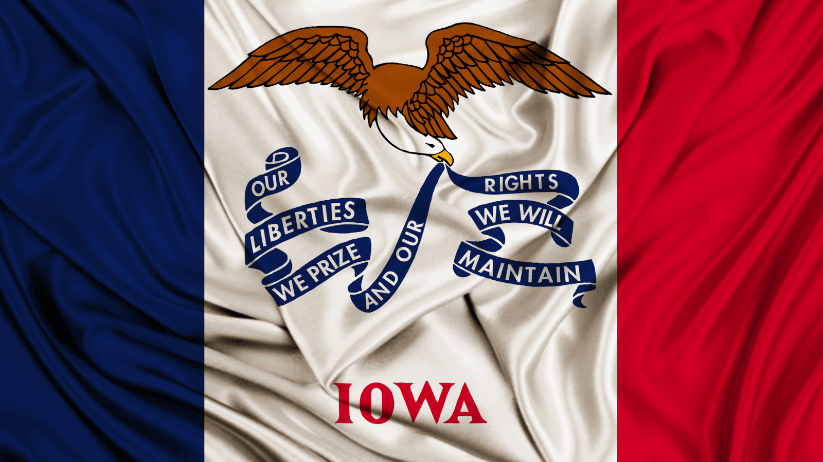 Iowa state flag