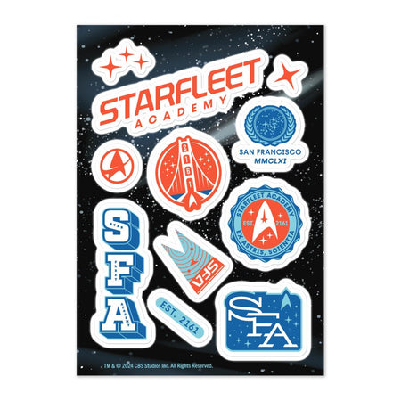 Star Trek: Starfleet Academy Icons Sticker Sheet - Paramount Shop