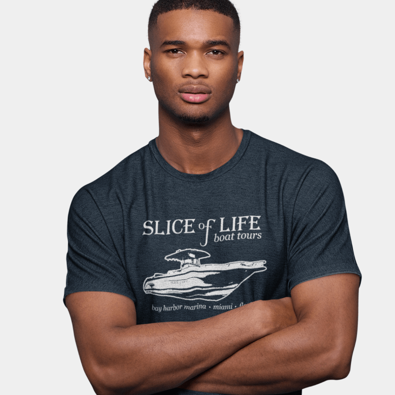 Dexter Slice of Life Boat Tours Men's Tri-Blend T-Shirt