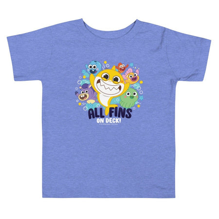 Baby Shark's Big Show All Fins On Deck Toddler Short Sleeve T - Shirt - Paramount Shop