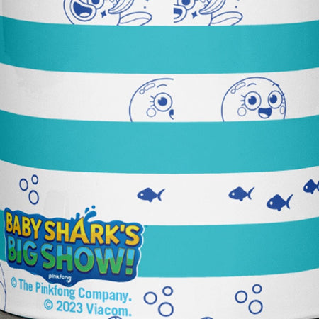 Baby Shark's Big Show Striped Stainless Steel Water Bottle - Paramount Shop