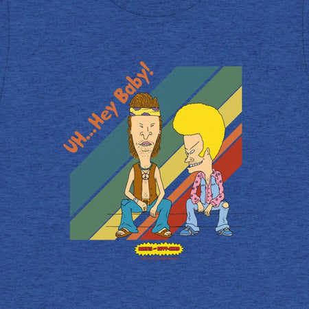 Beavis and Butt - Head Hey Baby Adult Tri - Blend T - Shirt - Paramount Shop