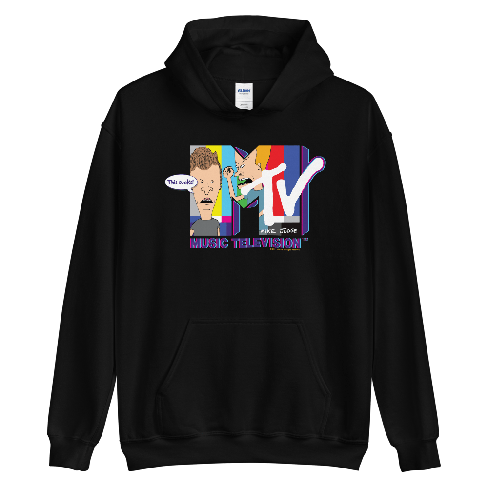 Beavis and Butt - Head MTV Logo Hooded Sweatshirt - Paramount Shop