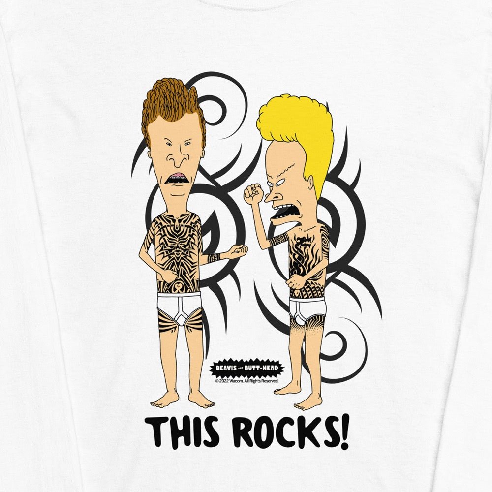 Beavis and Butt - Head This Rocks Unisex Long Sleeve Shirt - Paramount Shop