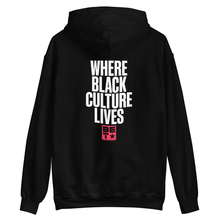 BET Where Black Culture Lives Hooded Sweatshirt - Paramount Shop