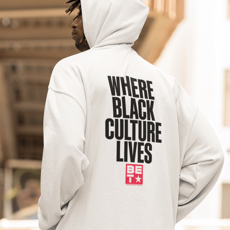 BET Sudadera con capucha Where Black Culture Lives